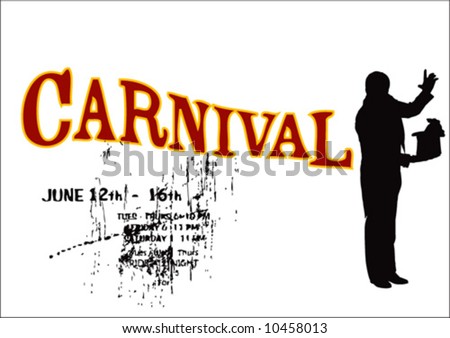 stock vector vector carnival poster