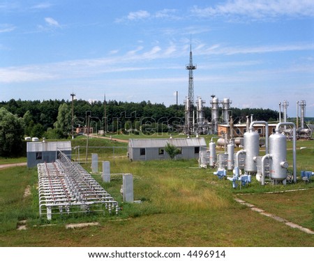 Gas industry, underground gas storage facilities