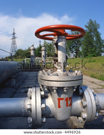 valve, to transfer oil and gas to main pipe line