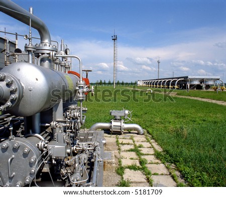 Gas industry, underground gas storage facilities