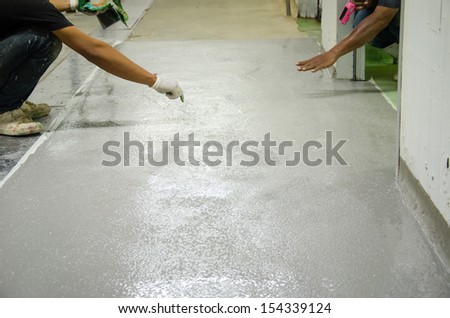mans work epoxy floor