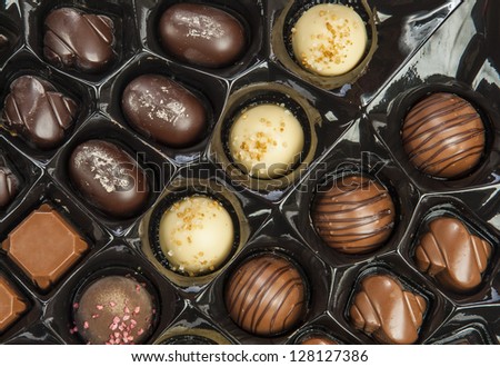 Box of belgium chocolates