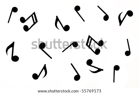 stock photo Random Music notes background Save to a lightbox 