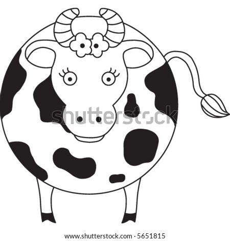 Cute Cows Cartoon