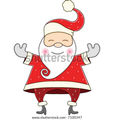 Santa Claus on Santa Claus Stock Vector 7100347   Shutterstock