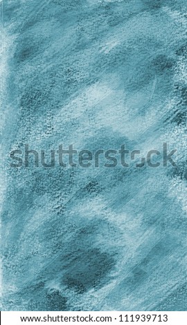 Abstract deep blue watercolor -pastel hand painted artistic background