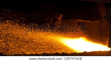 metallurgic production, production of cast iron, metal melting