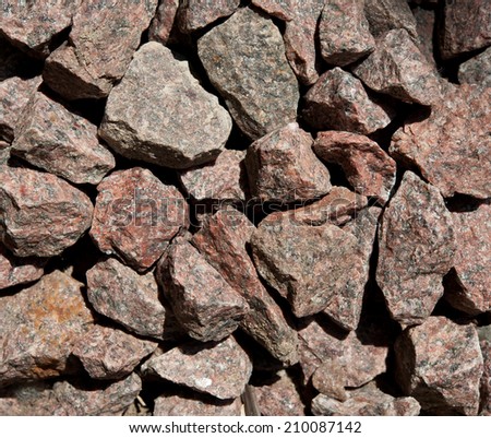 crushed granite crushed stone