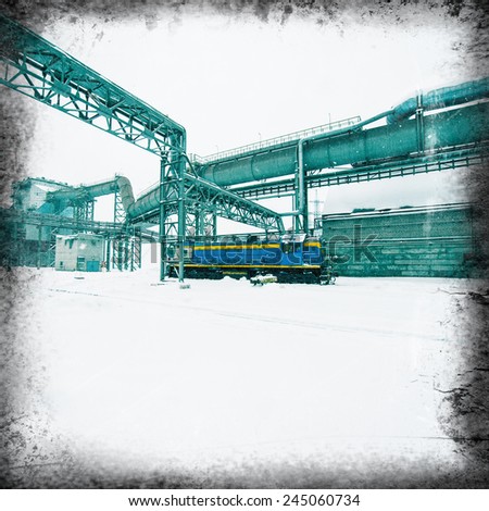 plant for the production of steel products and railway transport