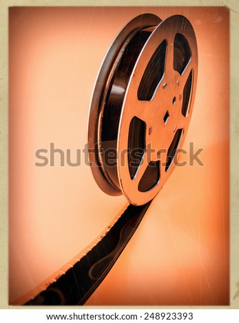 16 mm reel old movie film archive