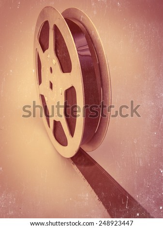 16 mm reel old movie film archive