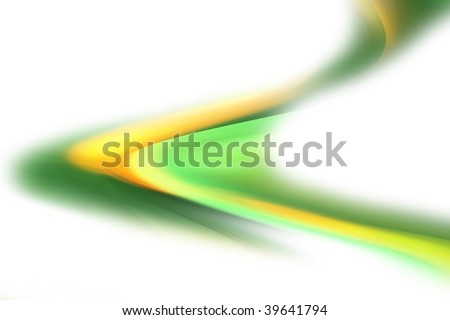 Color abstract composition of the bent dynamical conceptual forms