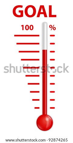 Sales Goal Thermometer