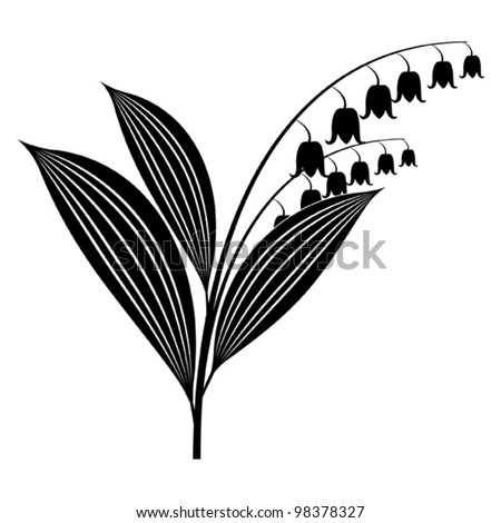 Lily of the valley - stock vector