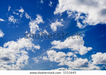 Clouds on sky texture