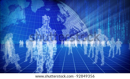 C'est la photo du jour (vous aussi postez la vôtre) - Page 8 Stock-photo-binary-information-world-concept-92849356