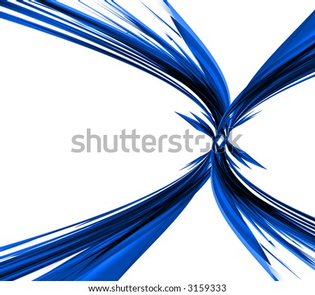 blue waves - abstract image