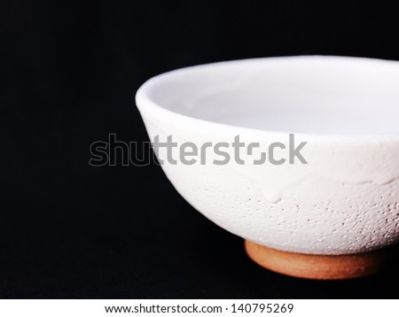 A bowl that it created in ceramic art