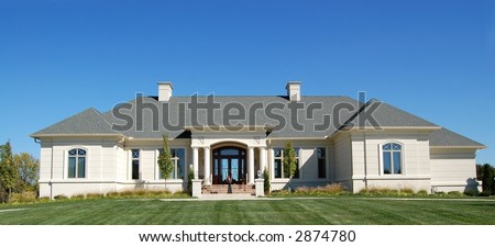 Luxury home on a golf course development