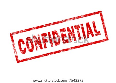 of the word confidential