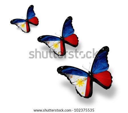 Philippine Flag Black