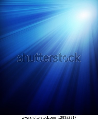 Dark blue background with sunshine