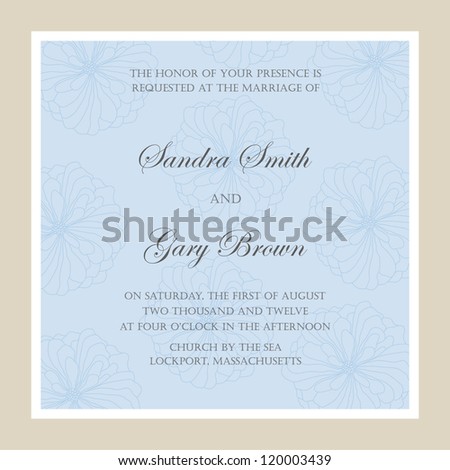 Invitation card Vector Invitation card Vector