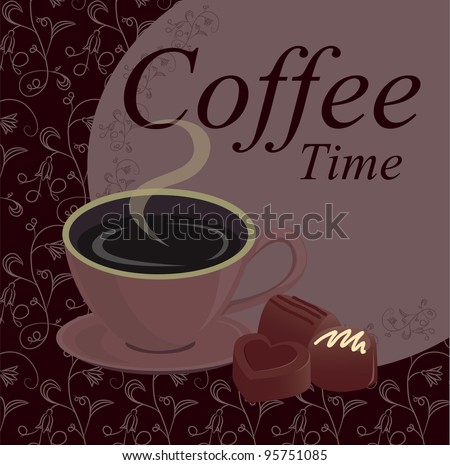 Coffee Shop House on Vector Design For Coffee House Or Shop Menu  The Background   95751085