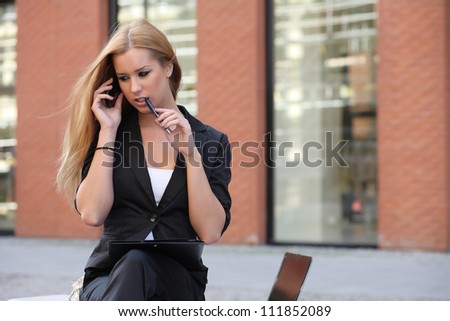 business talk on the phone