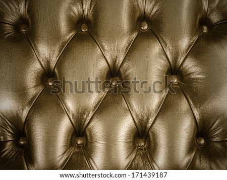 Retro Styled Image Of An Old Vintage Couch With Buttons