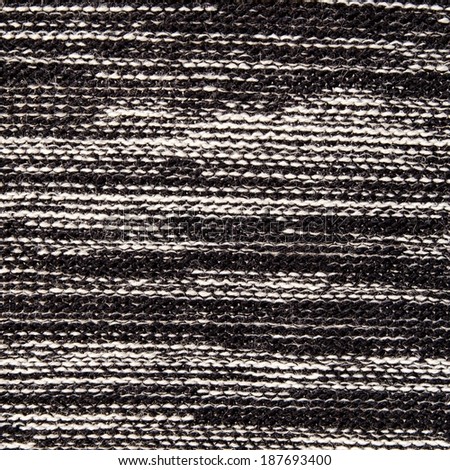Black and white textile sweater texture background