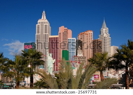 las vegas skyline. stock photo : Las Vegas