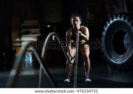 Training with battle rope