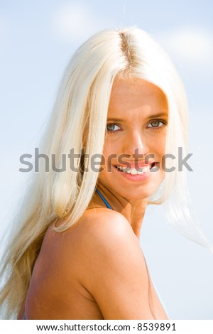 black hair with yellow streaks. lack hair with red and blonde