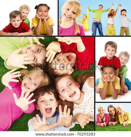 Collage Of Children