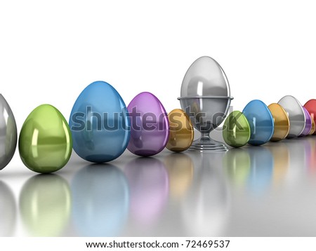 row of easter eggs clipart. easter eggs clipart graphics.