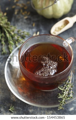 Thyme and fennel tea