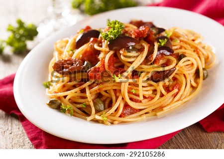 Puttanesca pasta