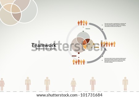Teamwork infographics for business and corporate reports and presentations Teamwork infographics for business and corporate reports and presentations