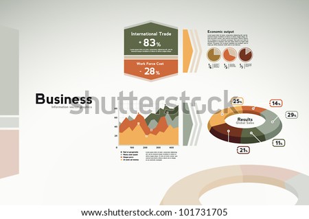 Business infographics data graphs charts and statistics for presentation reports etc. Business infographics data graphs charts and statistics for presentation reports etc.