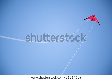 red kite, blue sky