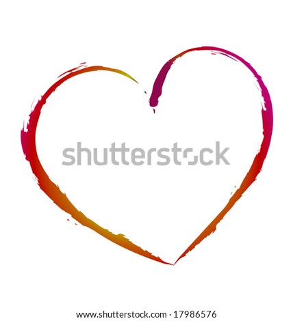 Gradient Heart Sketch Stock Photo   Shutterstock