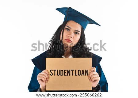 Female Student Confused How to Pay Her Student Loan