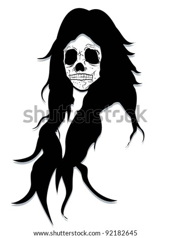 Long Haired Skull