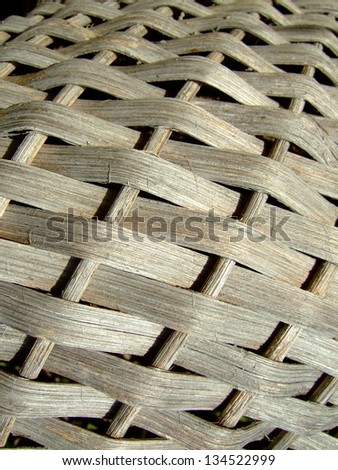 Natural woven reeds textured background