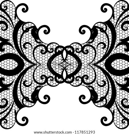 Vector Lace Background - 117851293 : Shutterstock