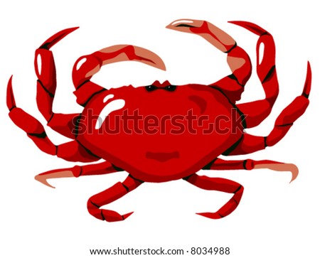 Crab Vector Art