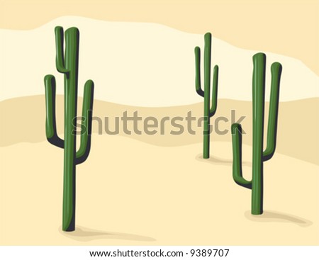 Cartoon Saguaro