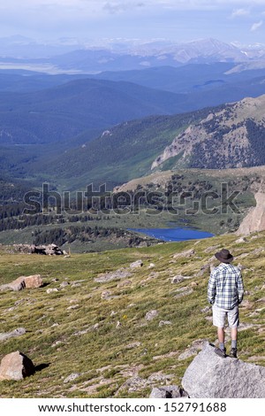 This is an image of what you can see of Colorado from Mount Evans.