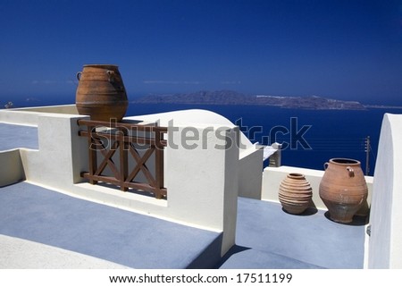 recreation on Santorini